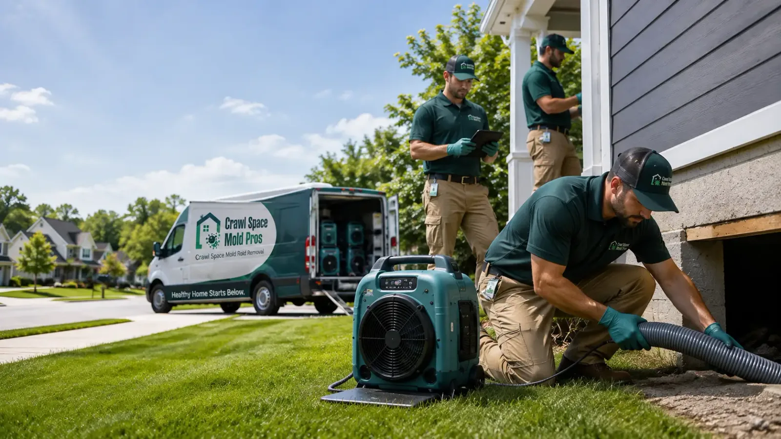 Crawl Space Mold Removal in Emerson, NJ